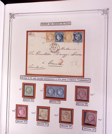 1863-1875 Belle présentation en album sur les étoiles