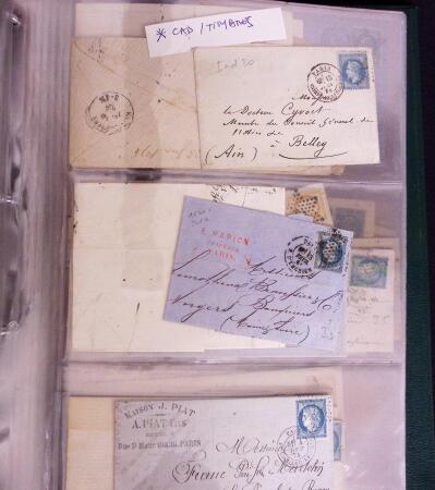 1820-1875 qq centaines de lettres/cartes précurseurs