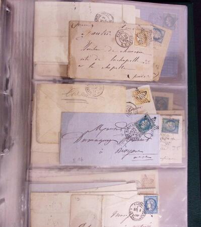 1820-1875 qq centaines de lettres/cartes précurseurs