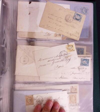 1820-1875 qq centaines de lettres/cartes précurseurs