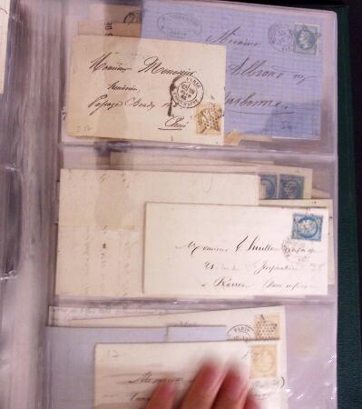 1820-1875 qq centaines de lettres/cartes précurseurs