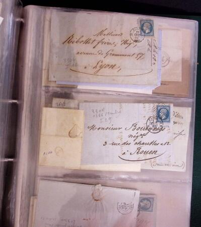 1820-1875 qq centaines de lettres/cartes précurseurs