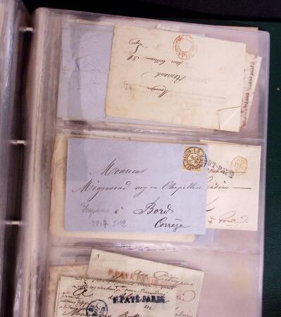 1820-1875 qq centaines de lettres/cartes précurseurs