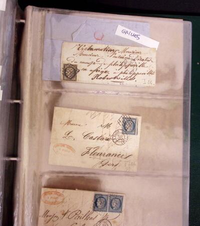 1820-1875 qq centaines de lettres/cartes précurseurs