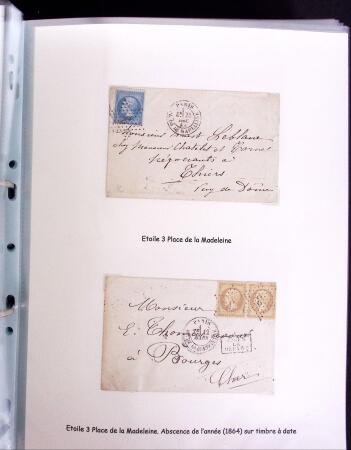 1855-1875 Jolie présentation sur les Etoiles de PARIS