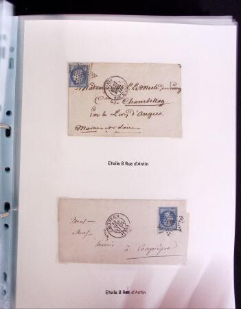 1855-1875 Jolie présentation sur les Etoiles de PARIS