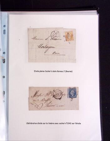 1855-1875 Jolie présentation sur les Etoiles de PARIS