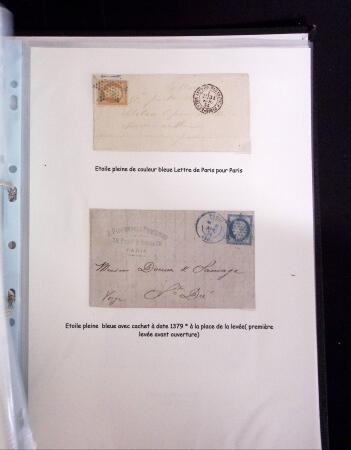 1855-1875 Jolie présentation sur les Etoiles de PARIS