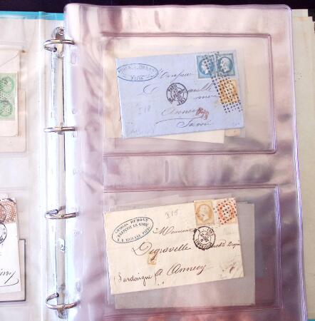 1852-1875 +630 lettres avec étoiles de PARIS en 6