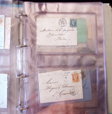 1852-1875 +630 lettres avec étoiles de PARIS en 6