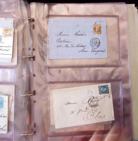 1852-1875 +630 lettres avec étoiles de PARIS en 6