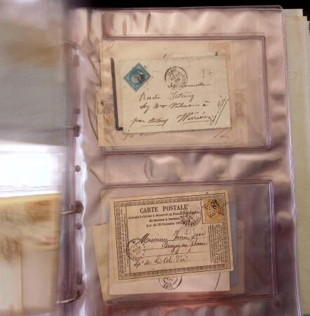 1852-1875 +630 lettres avec étoiles de PARIS en 6