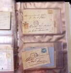 1852-1875 +630 lettres avec étoiles de PARIS en 6