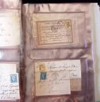 1852-1875 +630 lettres avec étoiles de PARIS en 6