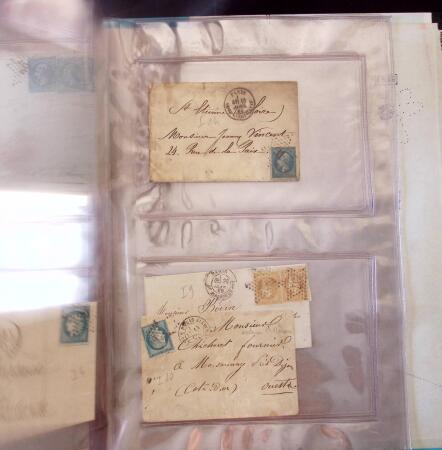 1852-1875 +630 lettres avec étoiles de PARIS en 6