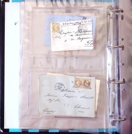 1852-1875 +630 lettres avec étoiles de PARIS en 6
