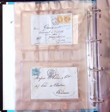 1852-1875 +630 lettres avec étoiles de PARIS en 6