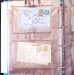 1852-1875 +630 lettres avec étoiles de PARIS en 6