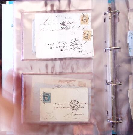 1852-1875 +630 lettres avec étoiles de PARIS en 6