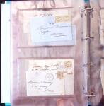 1852-1875 +630 lettres avec étoiles de PARIS en 6