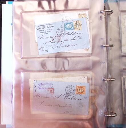 1852-1875 +630 lettres avec étoiles de PARIS en 6