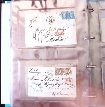 1852-1875 +630 lettres avec étoiles de PARIS en 6