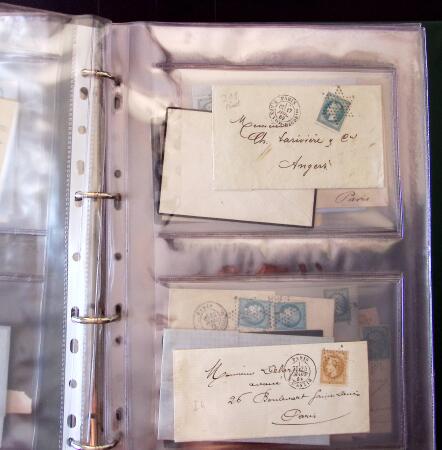 1852-1875 +630 lettres avec étoiles de PARIS en 6
