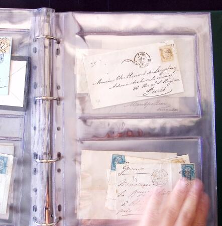 1852-1875 +630 lettres avec étoiles de PARIS en 6