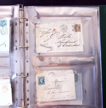 1852-1875 +630 lettres avec étoiles de PARIS en 6