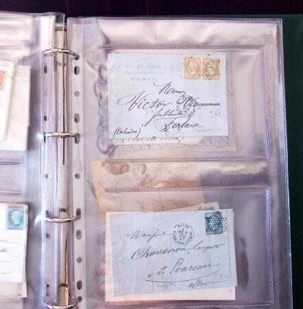 1852-1875 +630 lettres avec étoiles de PARIS en 6