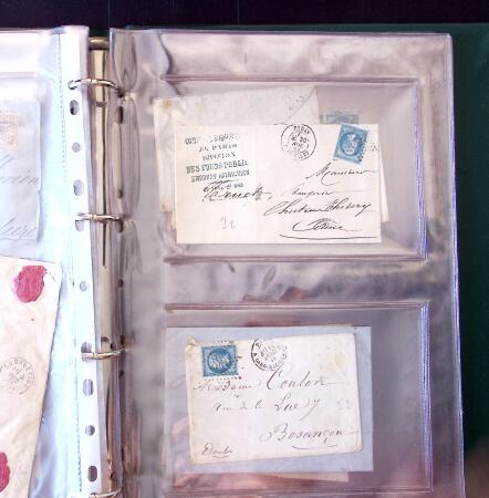 1852-1875 +630 lettres avec étoiles de PARIS en 6