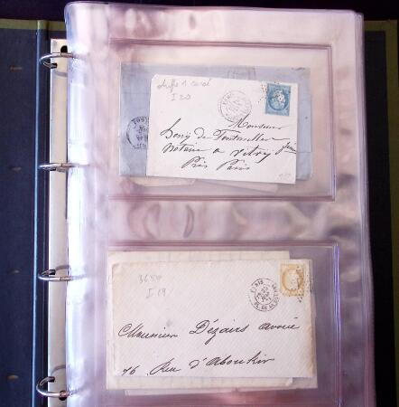 1852-1875 +630 lettres avec étoiles de PARIS en 6