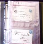 1852-1875 +630 lettres avec étoiles de PARIS en 6