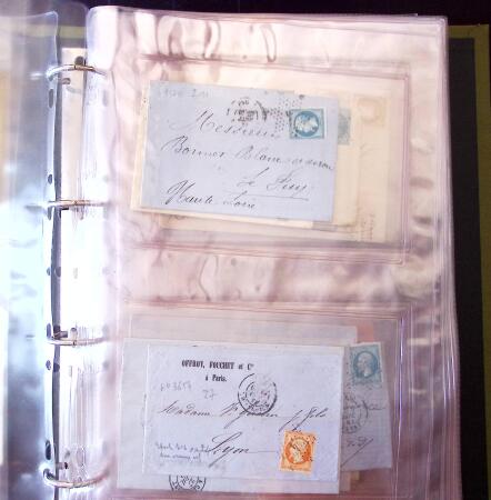 1852-1875 +630 lettres avec étoiles de PARIS en 6