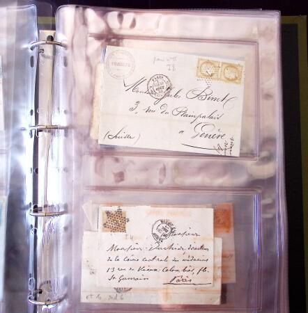 1852-1875 +630 lettres avec étoiles de PARIS en 6