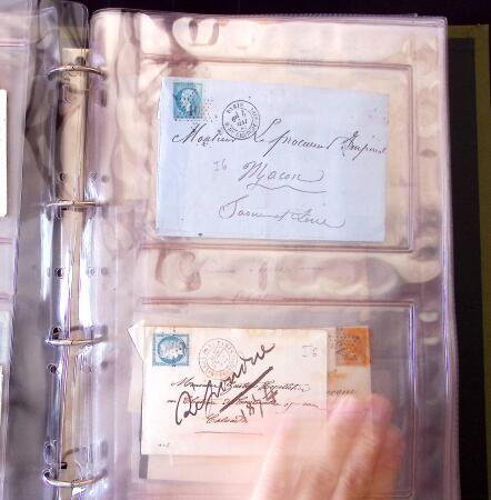 1852-1875 +630 lettres avec étoiles de PARIS en 6