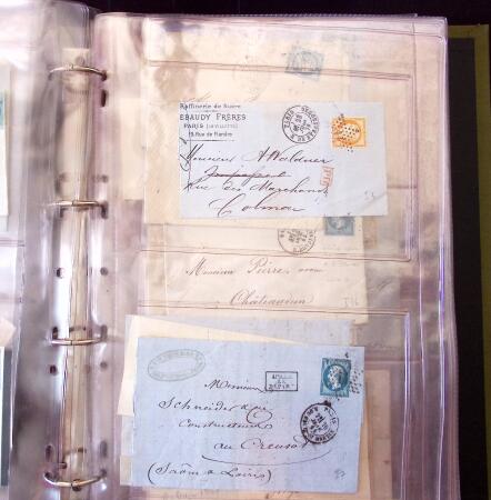 1852-1875 +630 lettres avec étoiles de PARIS en 6