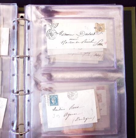 1852-1875 +630 lettres avec étoiles de PARIS en 6