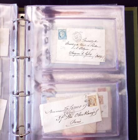 1852-1875 +630 lettres avec étoiles de PARIS en 6