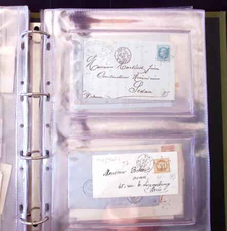 1852-1875 +630 lettres avec étoiles de PARIS en 6