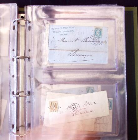 1852-1875 +630 lettres avec étoiles de PARIS en 6