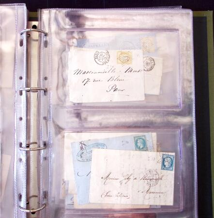 1852-1875 +630 lettres avec étoiles de PARIS en 6