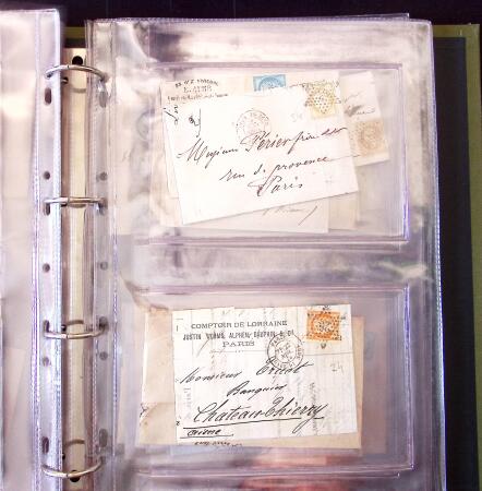 1852-1875 +630 lettres avec étoiles de PARIS en 6