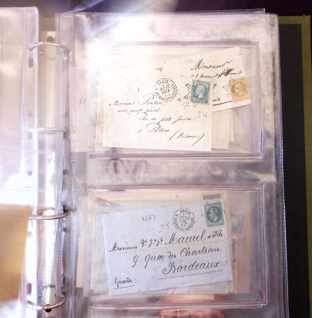 1852-1875 +630 lettres avec étoiles de PARIS en 6