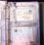 1852-1875 +630 lettres avec étoiles de PARIS en 6