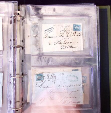 1852-1875 +630 lettres avec étoiles de PARIS en 6