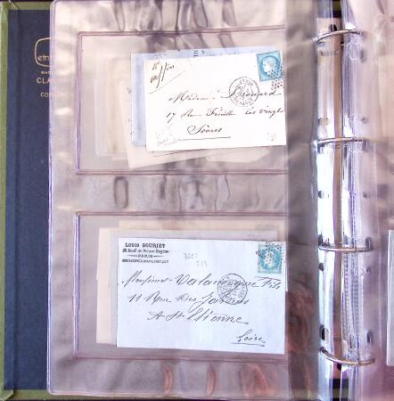 1852-1875 +630 lettres avec étoiles de PARIS en 6