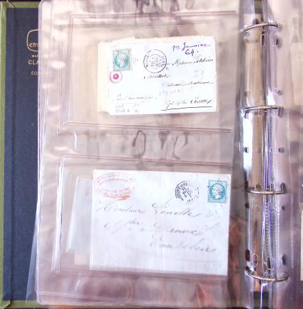 1852-1875 +630 lettres avec étoiles de PARIS en 6