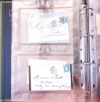 1852-1875 +630 lettres avec étoiles de PARIS en 6