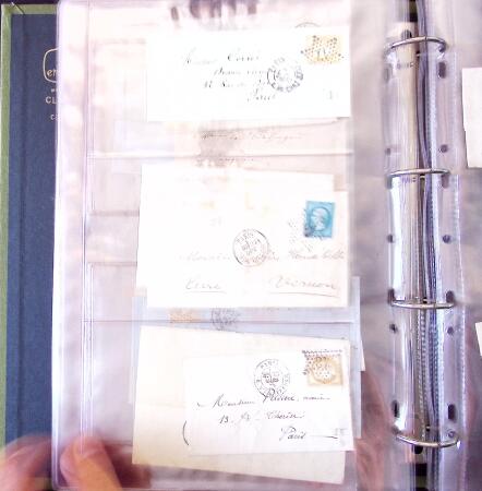 1852-1875 +630 lettres avec étoiles de PARIS en 6